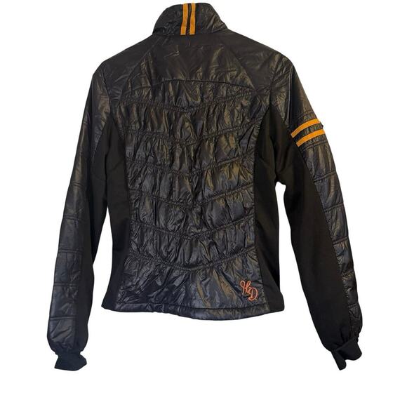 Harley-Davidson Women’s Quilted Riding Jacket Size M | Black Nylon Stretch - Picture 2 of 7